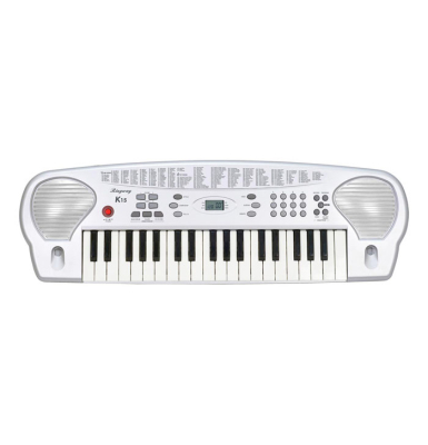 Teclado - Ringway - Para Niños - 37 Teclas - Display Lcd - Polifonia 32 Notas - 128 Voces - 100 Ritmos - K15  