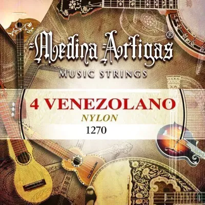 Encordado - Medina Artigas - Cuatro Venezolano - Black - Nylon - 1270  