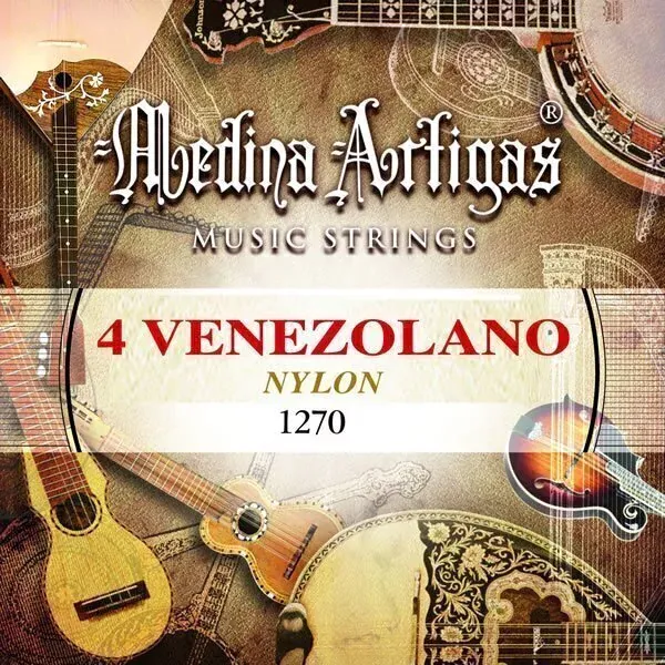 Encordado - Medina Artigas - Cuatro Venezolano - Black - Nylon - 1270