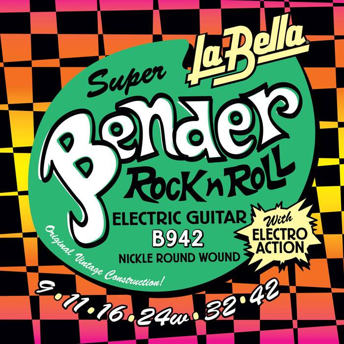 Encordado - La Bella - Guitarra Electrica - Bender - 009/042 - B942
