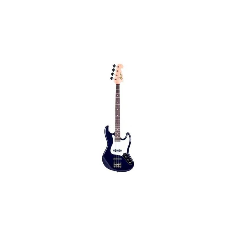 Bajo Electrico - Texas - Tipo Jazz Bass - 4 Cuerdas - Diapason Rosewood - 2 Microfonos Simples - Azul - E81-U