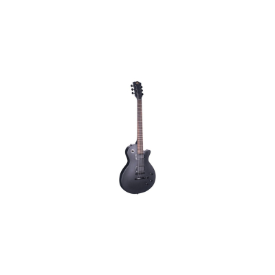 Guitarra Electrica - Sx - Les Paul - Mastil Encolado - Sin Pickguard - Microfonos 2 Humbucker Negros - Accesorios Negros - Negro Satinado - Ee3S  