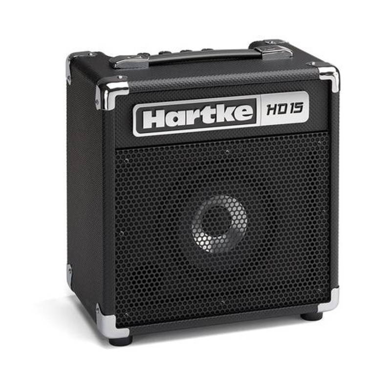 Amplificador Para Bajo - Hartke - 15W - 1 X 6,5 - Cono Aluminio + Celulosa - Eq 3 Bandas - Hd15