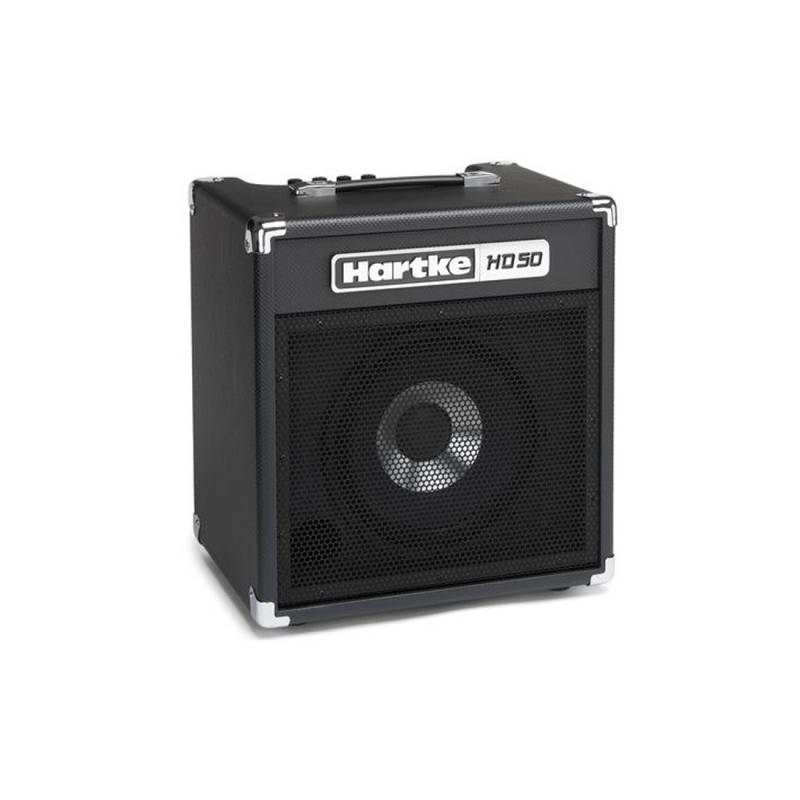 Amplificador Para Bajo - Hartke - 50W - 1 X 10 - Cono Aluminio + Celulosa - Eq 3 Bandas - Hd50