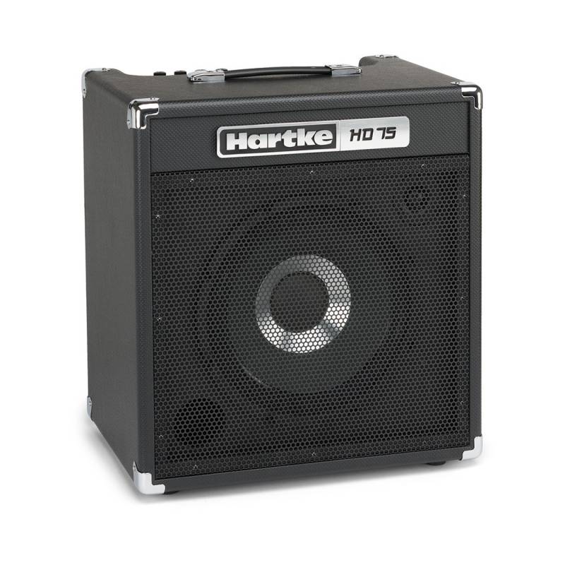 Amplificador Para Bajo - Hartke - 75W - 1 X 12 + Driver - Cono Aluminio + Celulosa - Eq 3 Bandas + Graf 7 Bandas - Hd75