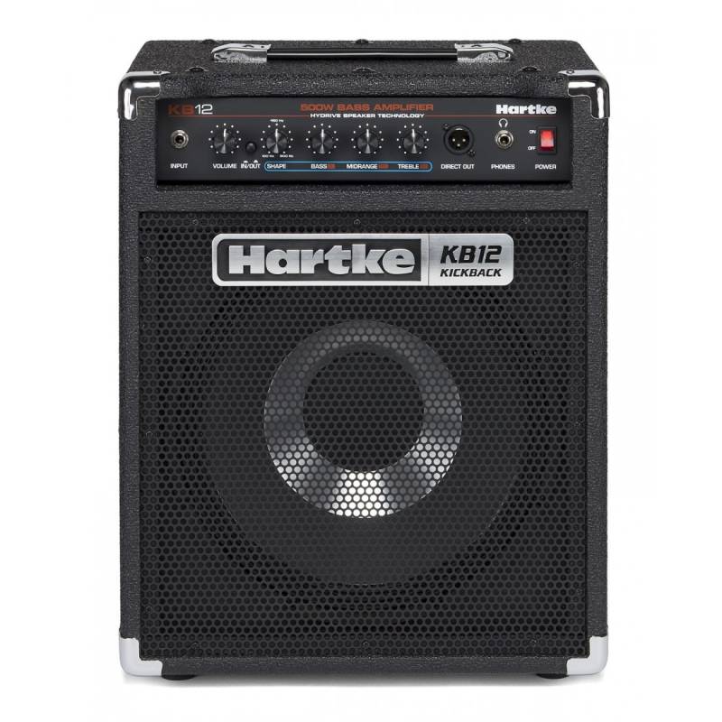 Amplificador Para Bajo - Hartke - 500W - 1X12 Neodimium + Driver - Cono Aluminio + Celulosa - 3 Bandas Eq - Kb12