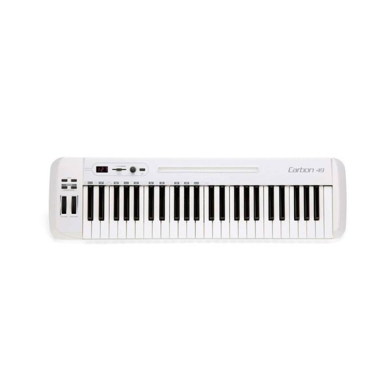 Teclado - Samson - Controlador - Midi/Usb - 49 Teclas Standard - Carbon Line - Dock Ipad - Blanco - Kc49