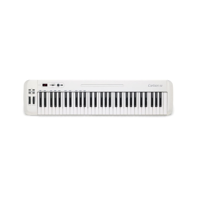 Teclado - Samson - Controlador - Midi/Usb - 61 Teclas Standard - Carbon Line - Blanco - Kc61  