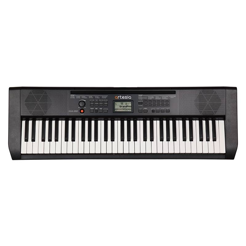 Teclado - Artesia - 5 Octavas - Sensitivo - Display Lcd - Polifonia 32 - 129 Voces - 100 Ritmos - Ma88