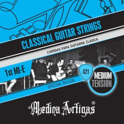 Cuerda - Medina Artigas - 1Era - Guitarra Criolla - Sobre Azul - 420-1  