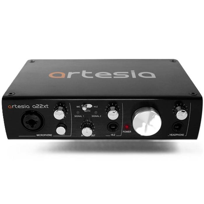 Placa De Audio - Artesia - 2 Entradas - 2 Salidas - 96Khz - Usb 2.0 - 24 Bits - 48V - Phantom - A22Xt