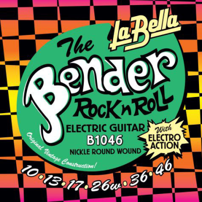 Encordado - La Bella - Guitarra Electrica - Bender - 010/046 - B1046  