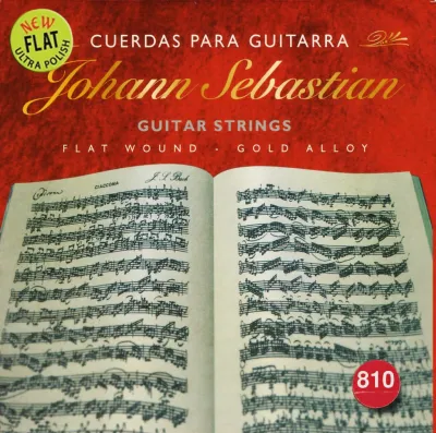 Encordado - Medina Artigas - Guitarra Criolla - Sobre Rojo 2Da/3Ra - Flat - Johann Sebastian - 810  