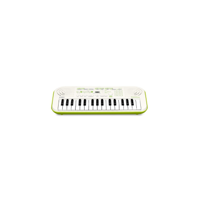 Teclado - Casio - Sa - 32 Teclas Mini - 100 Sonidos - 32 Polifonias - 50 Ritmos - 10 Melodias - Reverberancia - Lcd - Blanco/Verde - Sa-50  