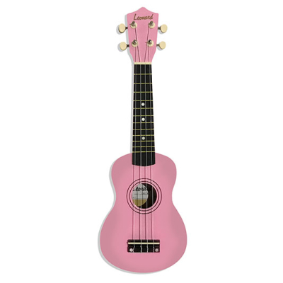 Ukelele - Leonard - Soprano - Con Funda - Rosa - Uk5Pk  