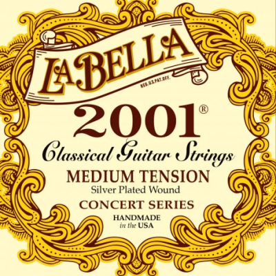 Encordado - La Bella - 2001 - Profesional - Guitarra Criolla - Tension Normal - 2001Me  