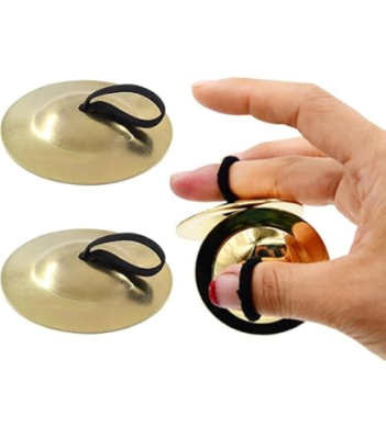 Chinchines De Bronce - Accesorios Musicales - X Par - Am-16290  