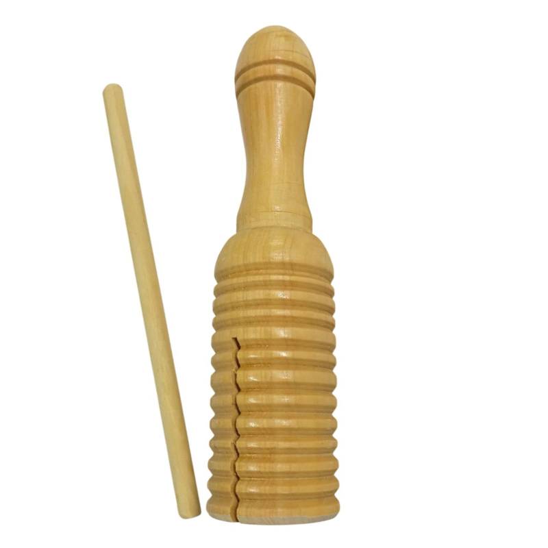 Guirito - Accesorios Musicales - Mediano - 18Cm - Con Golpeador - Am-16296
