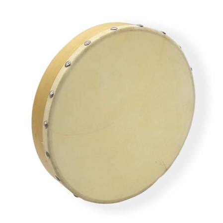 Pandereta - Accesorios Musicales - Madera - 30Cm - Sin Tensor - Parche De Cuero - Am-16326