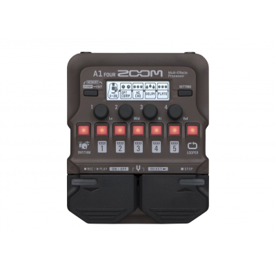 Pedalera - Zoom - Multiefecto - Para Instrumentos Acusticos - 70 Efectos - 55 Efectos Simultaneos - Usb Midi - Usb Micro-B - A1 Four  