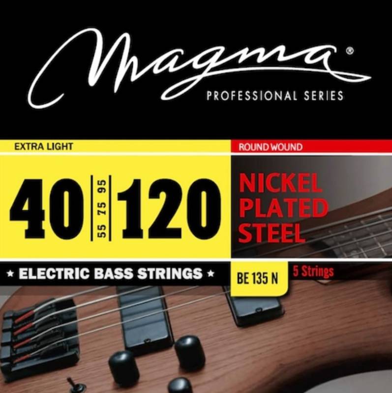 Encordado - Magma - Bajo Electrico - Extra Light - 040-120 - 5 Cuerdas - Be135N