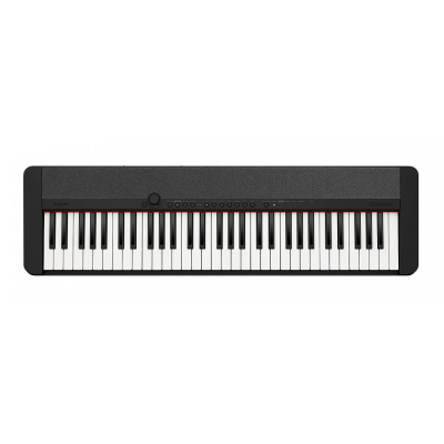 Teclado - Casio - Casiotone - 61 Teclas - 61 Sonidos - 64 Polifonias - Aix Sound - Sensitivo - Usb Micro B - App - Grabador Midi - Negro - Ct-S1Bk  