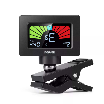 Afinador - Donner - Clip - Magnetico - Lcd Color - Ec6923  