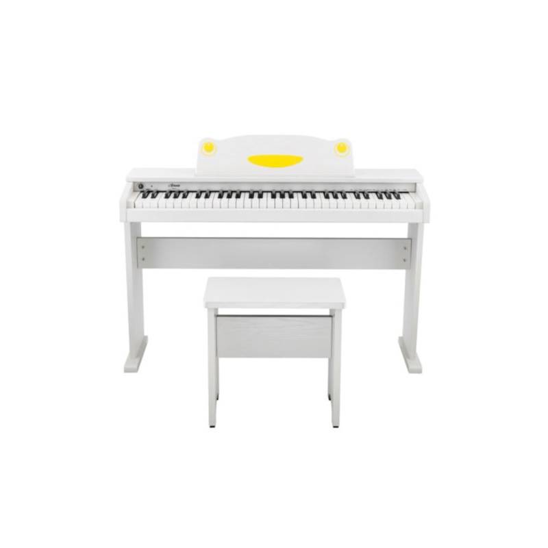 Piano - Artesia - Electrico - Niños - 61 Notas - Blanco - Fun1Wh