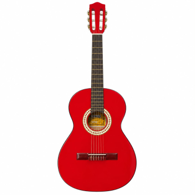 Guitarra Criolla - Gracia - M5 - Color Roja - Brillante  