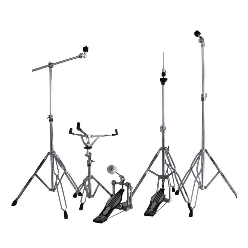Pack Fierros - Mapex - Para Bateria - Serie 200 - Soportes + Platillos + Redoblante + Pedal - Hp2005