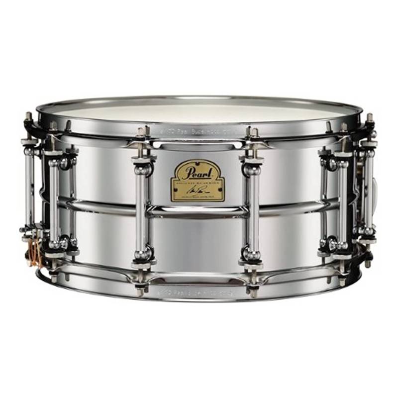 Redoblante - Pearl - Ian Palce Signature - Acero 14 X 6,5 - Cromado - 10 Torres - Ip1465