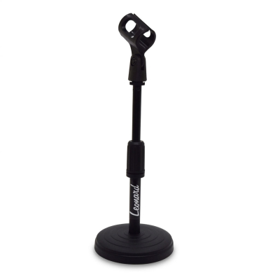 Soporte - Leonard - De Mesa - Para Microfono - Incluye Pipeta - Lndsmm  