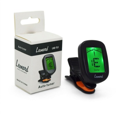 Afinador - Leonard - Clip - Cromatico - Guitarra / Bajo - Lndtu1  