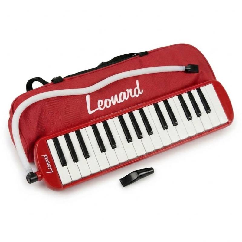 Melodica - Leonard - 32 Notas - Con Funda - Rojo - M32Ard