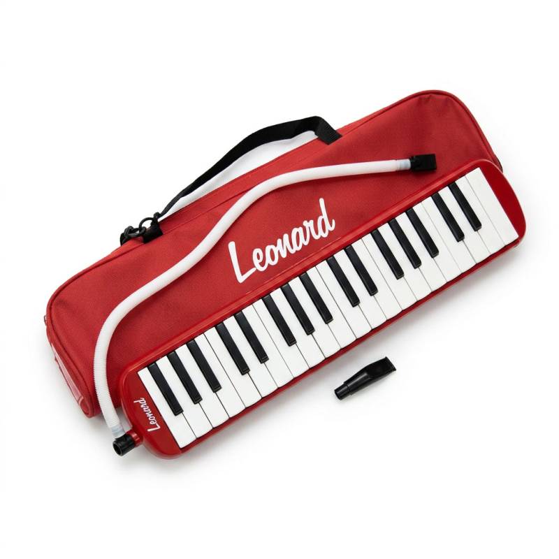 Melodica - Leonard - 37 Notas - Con Funda - Rojo - M37Ard