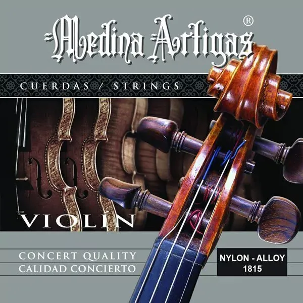 Encordado - Medina Artigas - Violin - Acero - Cromo - 3Ra/4Ta - Nylon - 1815