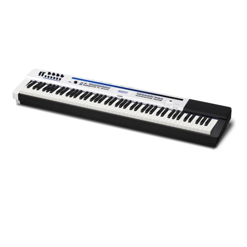 Piano - Casio - Privia - 88 Teclas - Accion Martillo - Tri-Sensor Ii - 560 Sonidos - 256 Polifonias - 1 Pedal - Lcd Color Tactil - Blanco - Px5Swe