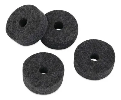 Arandelas - Spm - De Felpa - Para Platillo - Negras - Af1  
