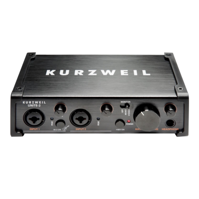 Placa De Audio - Kurzweil - 2 Input/2 Output - Usb 2.0 - 24Bit - Phantom - 48V - Unite2  