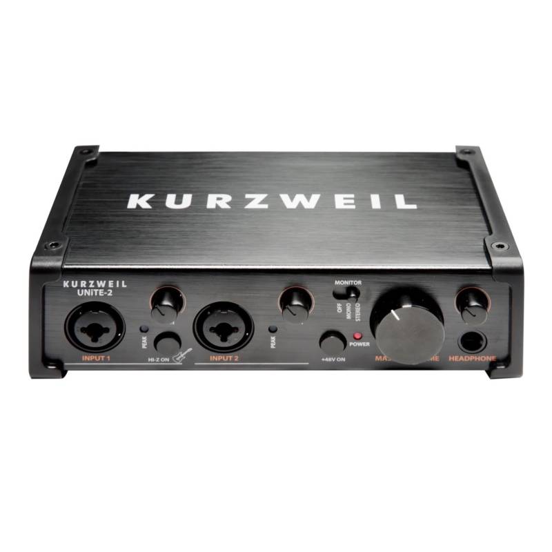 Placa De Audio - Kurzweil - 2 Input/2 Output - Usb 2.0 - 24Bit - Phantom - 48V - Unite2