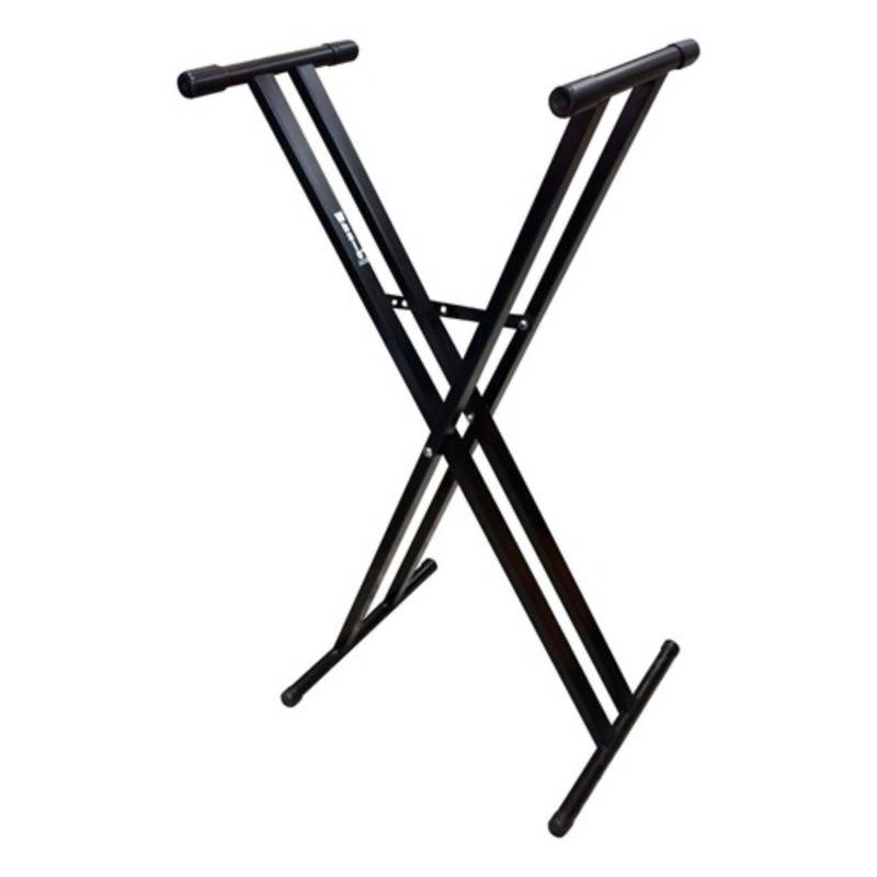 Soporte - Whale - Para Teclado - Doble - En X - Caño Cuadrado - Wh503