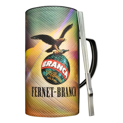 Guira - Vaso Guira - Ploteado Branca - 3/4L - 10.5Cm Diametro X 19Cm Alto - Plot-Fb  