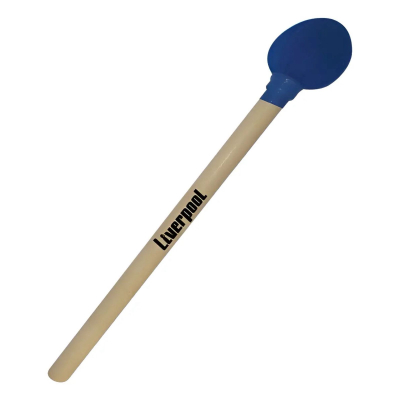 Mazo - Liverpool - Madera - Forrado - Bocha Oval - Azul - 30Cm - Liverx - 15Cm - Za 52A  