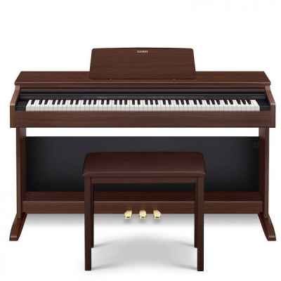 Piano - Casio - Celviano - 88 Teclas - Accion Tri Sensor Ii - 22 Sonidos - 192 Polifonias - Air Sound - 3 Pedales - Usb - Banqueta - Marron - Ap270Bn  