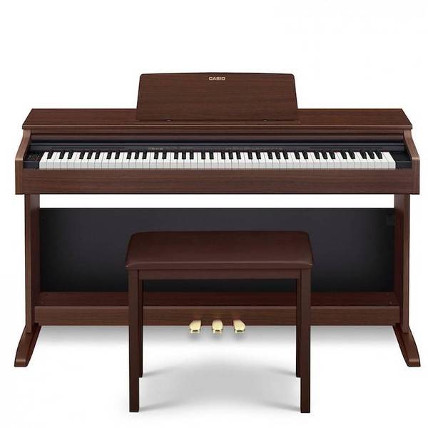 Piano - Casio - Celviano - 88 Teclas - Accion Tri Sensor Ii - 22 Sonidos - 192 Polifonias - Air Sound - 3 Pedales - Usb - Banqueta - Marron - Ap270Bn