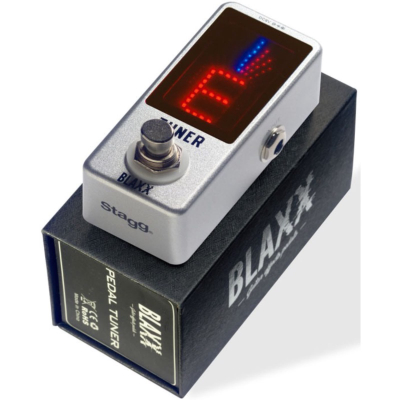 Mini Pedal Afinador - Stagg - Blaxx - Carcasa Metalica - True Bypass - Bxtuner  