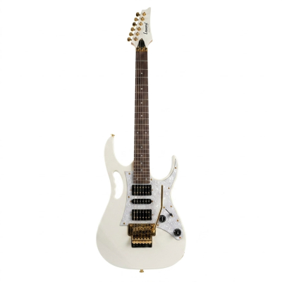 Guitarra Electrica - Leonard - Tipo Steve Vai - Floyd Rose - Blanco - Eg648Wh  