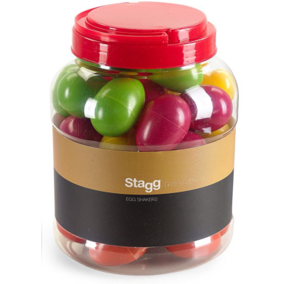 Huevos Rítmicos - Stagg - 40 Unidades - Colores Varios - Eggbox1  
