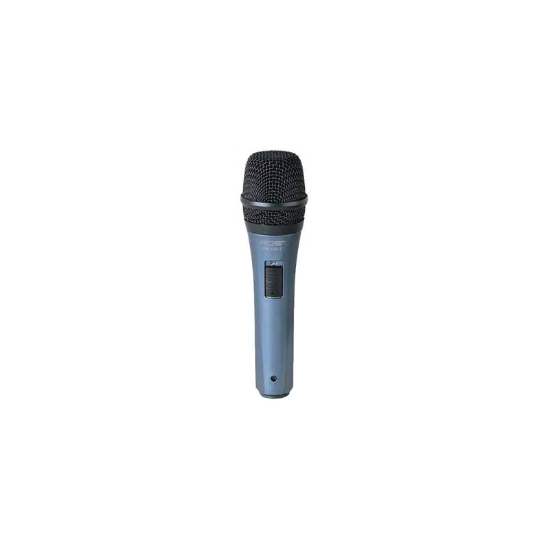 Microfono - Ross - Vocal - Dinamico - Supercardioide - 60Hz A 14Khz - Xlr - Azul - Carcaza Plástica - Cable Xlr-Plug - Con Switch - Fm-140-Ht