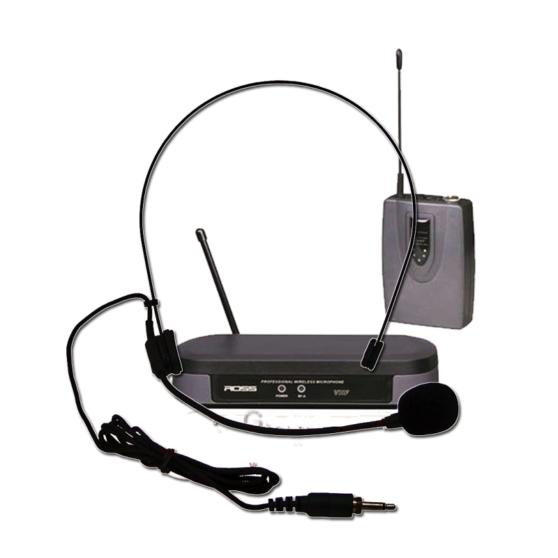 Microfono - Ross - Inalambrico - Vhf - Simple De Vincha - Alta Fidelidad - Facil Transporte - Fv-513-Hs